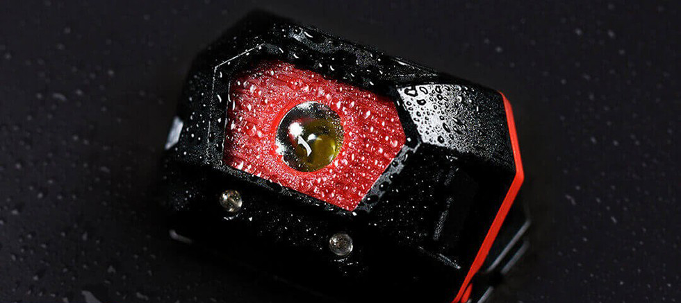 Налобный фонарь Xiaomi Bee Best Ultra Light FH100 (Black/Red) купить в интернет-магазине icover