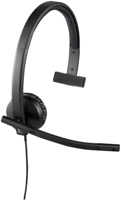 Наушники с микрофоном Logitech H570e 981-000571 (Mono) купить в интернет-магазине icover
