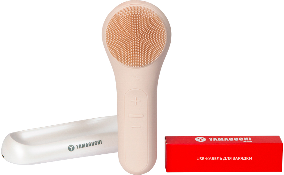 Прибор для очищения кожи и массажа лица Yamaguchi Silicone Cleansing Brush (Peach) купить в интернет-магазине icover