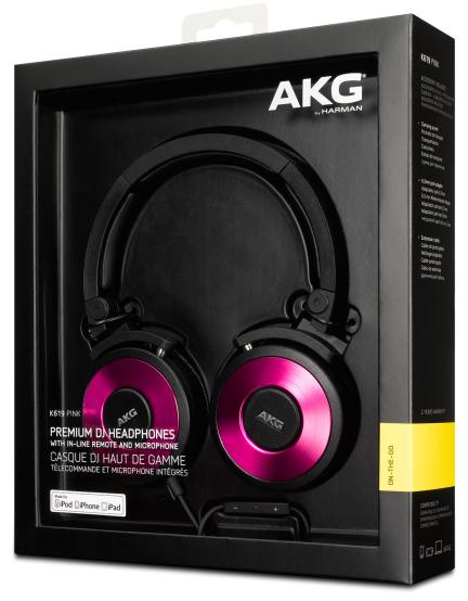 AKG K619 - накладные наушники (Pink) купить в интернет-магазине icover