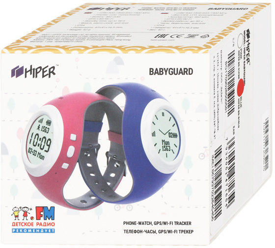 Детские умные часы HIPER BabyGuard BG-01BLU (Blue) купить в интернет-магазине icover