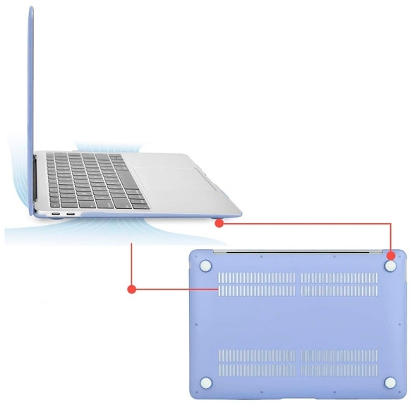 Накладка i-Blason Cover для MacBook Air 13 2018/2020 (Matte Serenity Blue) купить в интернет-магазине icover