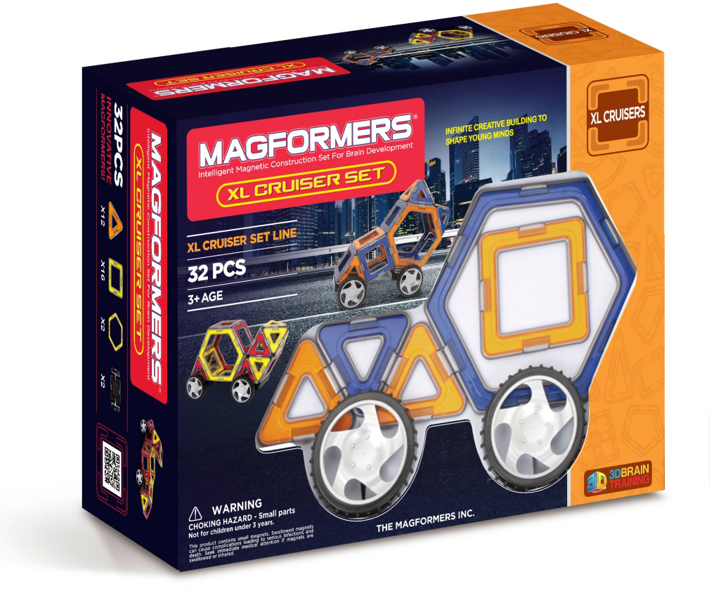 

Магнитный конструктор Magformers XL Cruisers Set (706001)