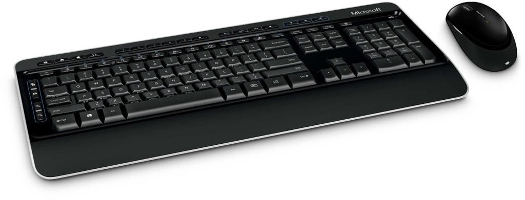 Беспроводные клавиатура и мышь Microsoft Wireless Desktop 3050 (PP3-00018) купить в интернет-магазине icover