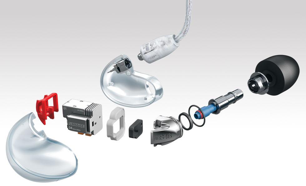 Shure SE846-CL (A047550) - внутриканальные наушники (Clear) купить в интернет-магазине icover