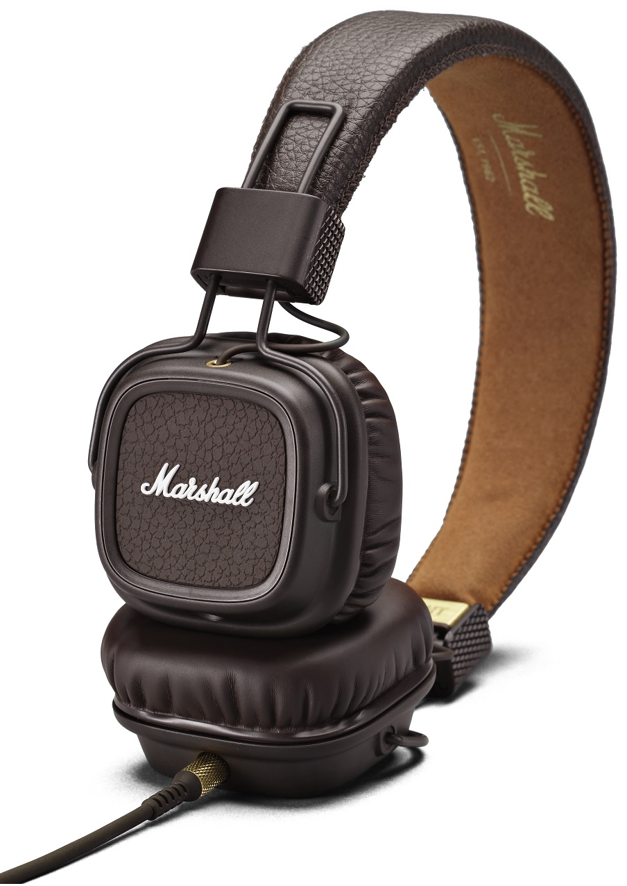 Наушники Marshall Major II с микрофоном (Brown) купить в интернет-магазине icover