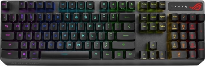Игровая клавиатура Asus ROG Strix Scope RX (90MP0240-BKRA00) купить в интернет-магазине icover