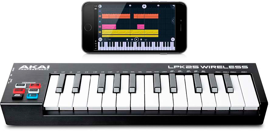 MIDI-клавиатура Akai LPK25 Wireless (A066106) купить в интернет-магазине icover