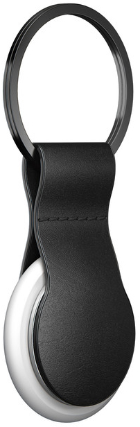 Брелок Nomad Leather Loop (NM01015185) для Apple AirTag (Black) купить в интернет-магазине icover