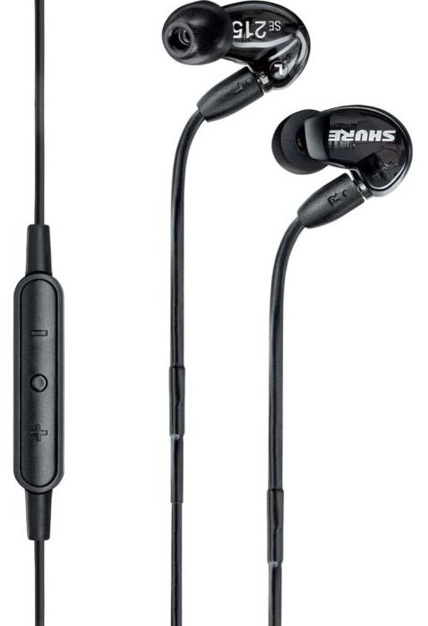 Внутриканальные наушники Shure SE215-K-UNI-EFS (Black) купить в интернет-магазине icover