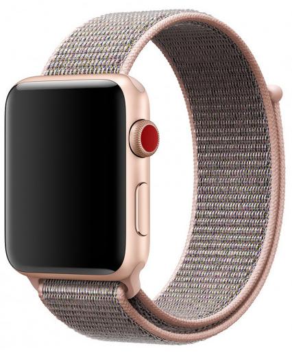 Ремешок COTEetCI W17 Magic Tape (WH5225-FS) для Apple Watch Series 2/3/4 38/40mm (Pink) купить в интернет-магазине icover