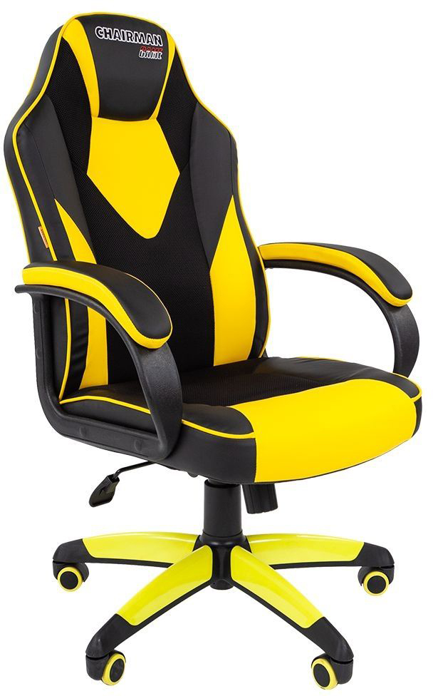 

Игровое кресло Chairman Game 17 00-07028515 (Black/Yellow)