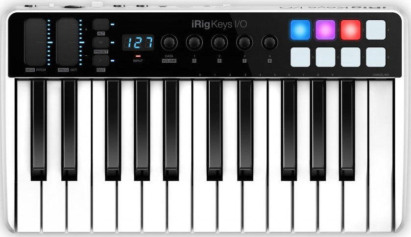 MIDI-клавиатура IK Multimedia iRig Keys I/O 25 купить в интернет-магазине icover