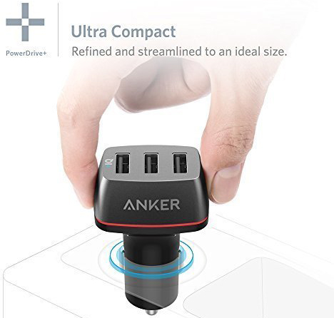 Автомобильное зарядное устройство Anker PowerDrive+ 3 A2231011 (Black) купить в интернет-магазине icover