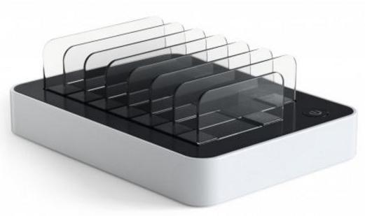 Зарядная станция Satechi 7-Port USB Charging Station Dock (White) купить в интернет-магазине icover
