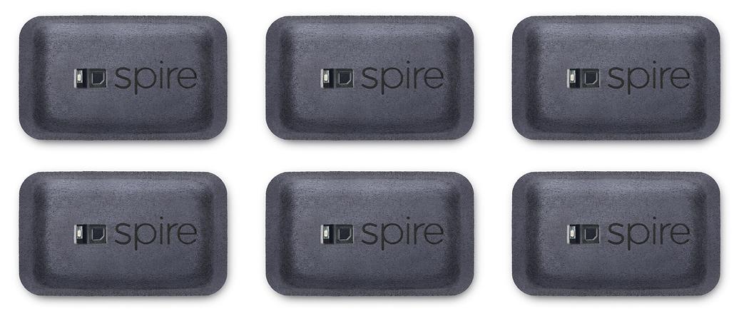Набор трекеров активности Spire Health Tag 6 pack (Black) купить в интернет-магазине icover