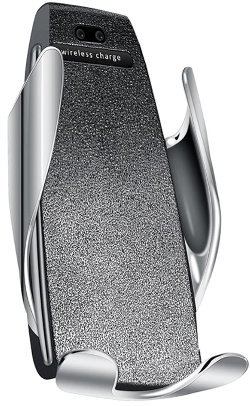 Беспроводная зарядка-автодержатель Wiwu Wireless Charger Magic Clip S5 (Black) купить в интернет-магазине icover