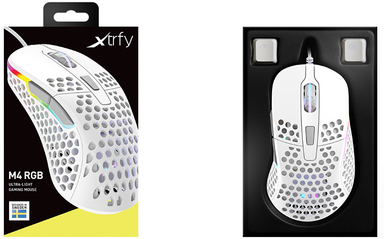 Игровая мышь Xtrfy M4 RGB (White) купить в интернет-магазине icover