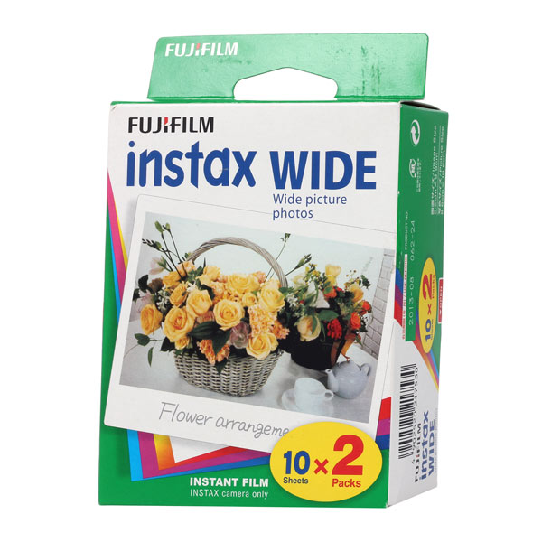 Фотобумага Fujifilm Instax Wide Glossy Double pack (10/2PK) купить в интернет-магазине icover