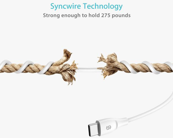 Кабель Syncwire SW-TC067 USB-C 1m (White) купить в интернет-магазине icover