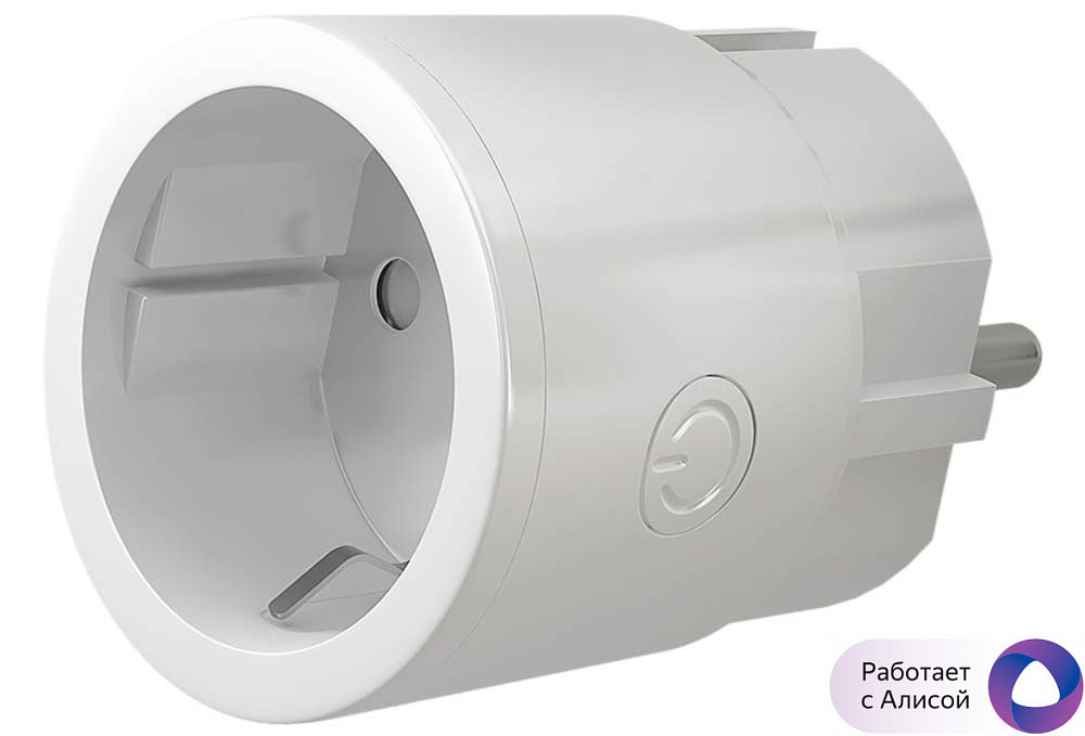 

Умная розетка HIPER IoT P01 Работает с Алисой (White)