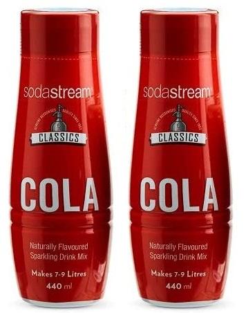 

Концентрат безалкогольного напитка Sodastream Classics 440 ml 2pcs (Cola)