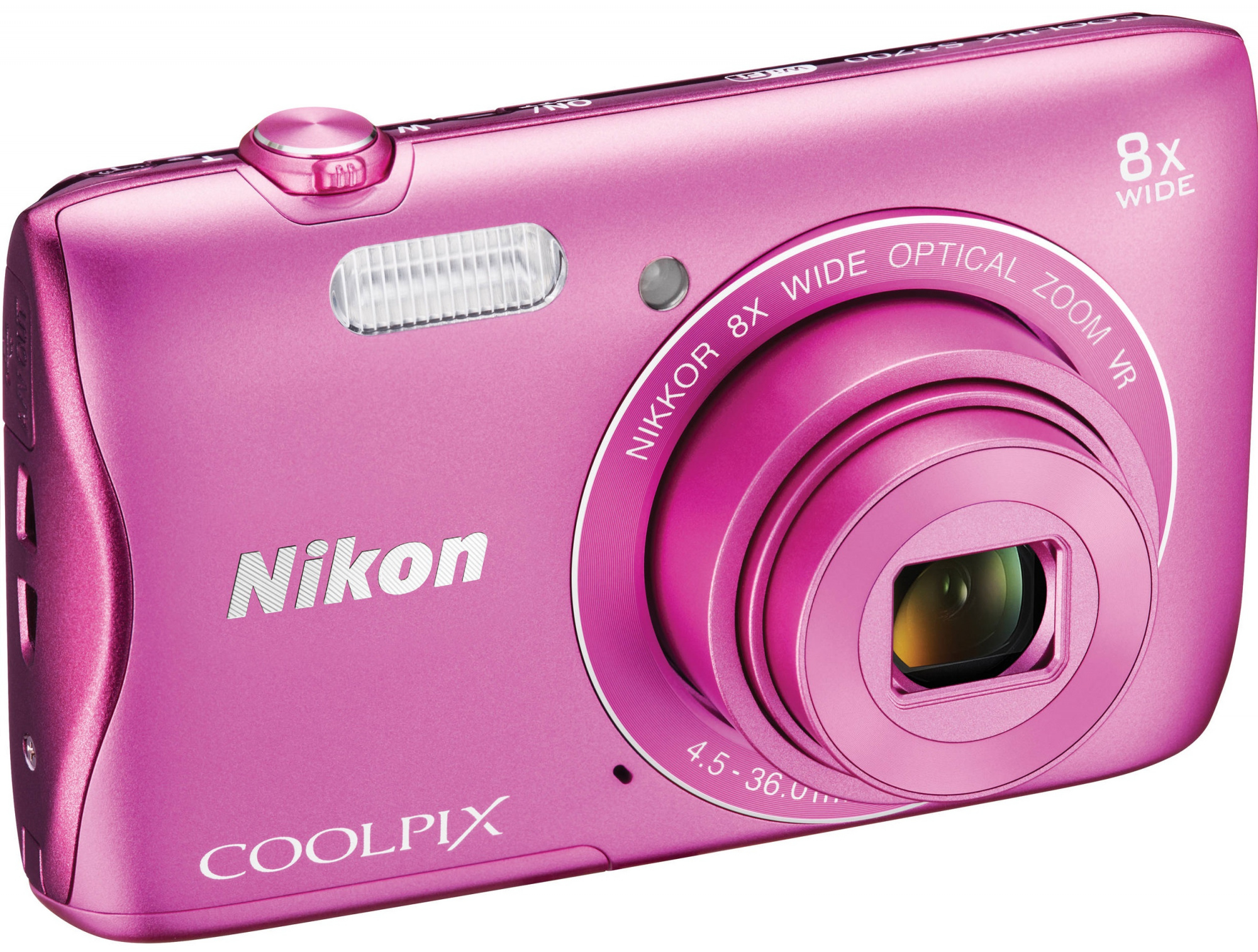 Фотоаппарат Nikon Coolpix S3700 (Pink) купить в интернет-магазине icover