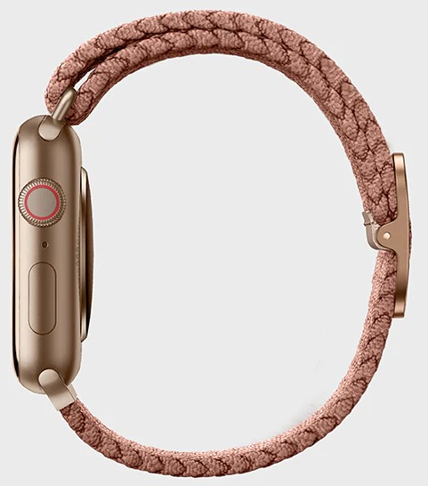 Ремешок Uniq ASPEN Strap Braided (44MM-ASPPNK) для Apple Watch 42/44/45 mm (Pink) купить в интернет-магазине icover