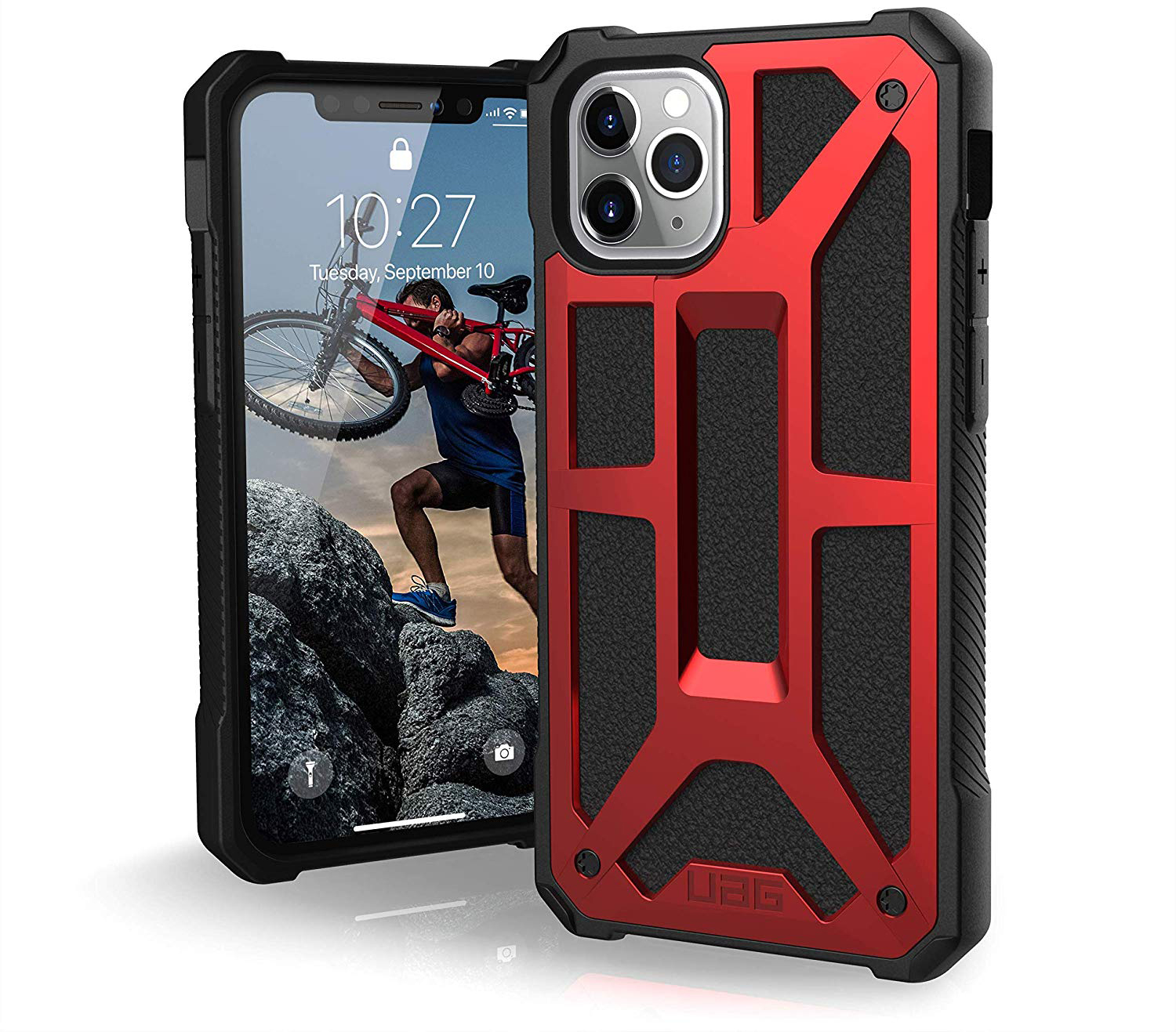 

Чехол UAG Monarch (111701119494) для iPhone 11 Pro (Crimson)