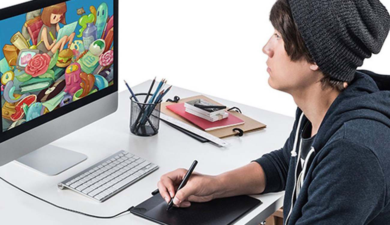 Графический планшет Wacom Intuos S CTL-4100K-N (Black) купить в интернет-магазине icover