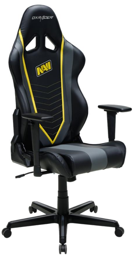Игровое кресло DXRacer Racing OH/RZ60/NGY NaVi Special Edition (Black/Grey/Yellow) купить в интернет-магазине icover