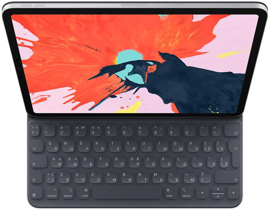Клавиатура - чехол Apple Smart Folio (MU8G2RS/A) для iPad Pro 11 (Black) купить в интернет-магазине icover