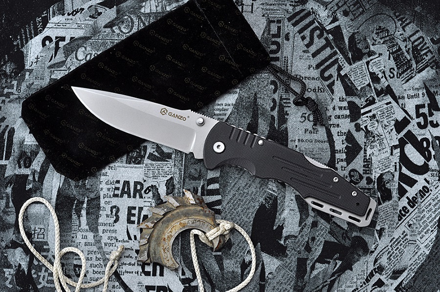 Ganzo G713 - нож складной (Black) купить в интернет-магазине icover