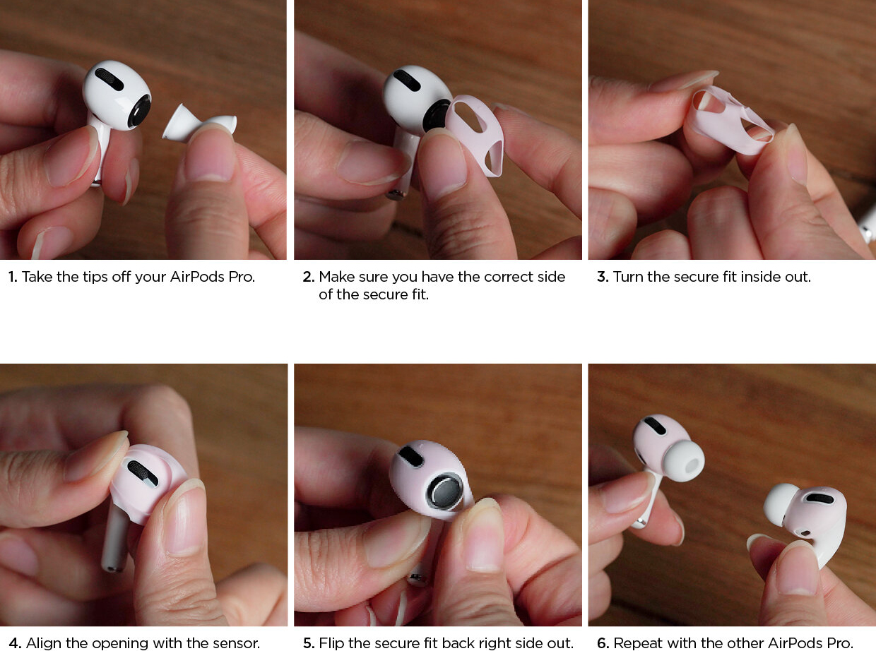 Чехол Elago Ear Tips (EAPP-PADSM-PKLV) для AirPods Pro (Pink/Lavender) купить в интернет-магазине icover