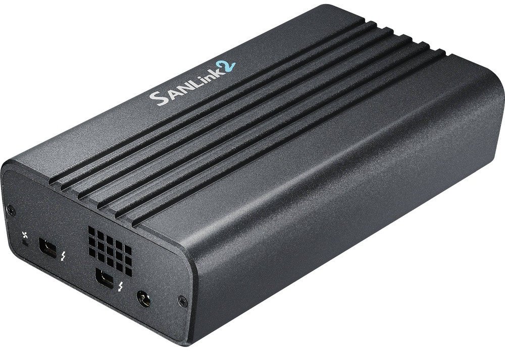 Promise SANLink 2 10Gb SFP+ - адаптер Fibre Channel to Thunderbolt (Black) купить в интернет-магазине icover