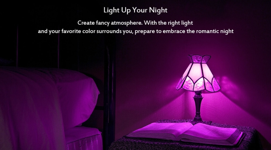 Умная лампа Xiaomi Yeelight Smart Colorful Bulb (White) купить в интернет-магазине icover