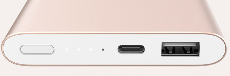 Внешний аккумулятор Xiaomi Power Bank Pro 10000 mAh Type-C (Gold) купить в интернет-магазине icover