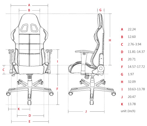 Компьютерное кресло DXRacer OH/FE08 (Orange) купить в интернет-магазине icover