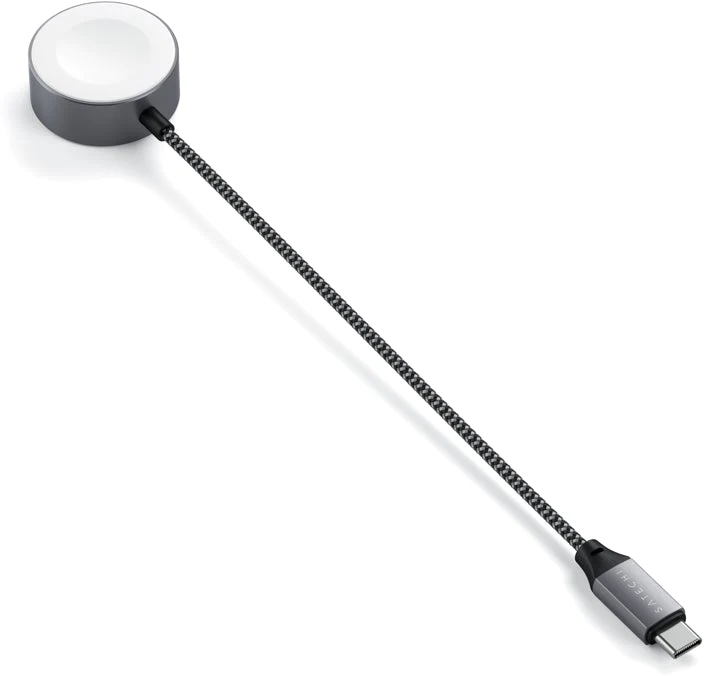 Беспроводное зарядное устройство Satechi USB-C Magnetic Charging Cable для Apple Watch (Space Grey) купить в интернет-магазине icover