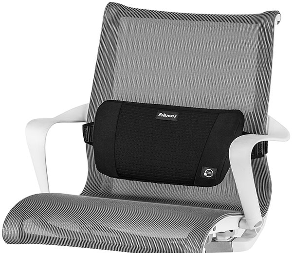 Поддерживающая подушка для спины Fellowes PlushTouch (FS-80265) купить в интернет-магазине icover