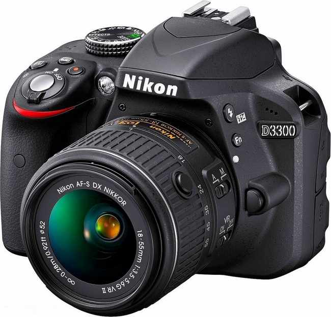 Nikon D3300 - зеркальный фотоаппарат (Black) + объектив 18-55mm VR II купить в интернет-магазине icover