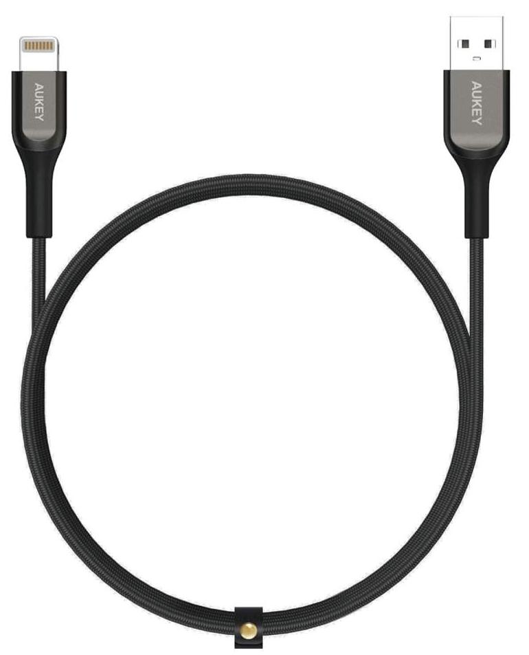 

Кабель Aukey Kevlar (CB-AKL2-BL) USB-A/Lightning 2m (Black), Kevlar