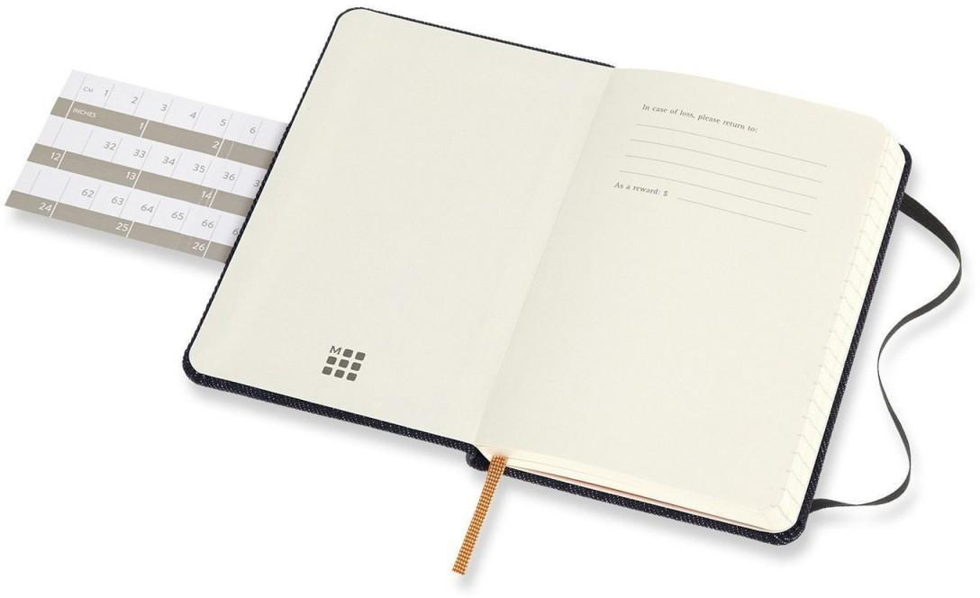 Блокнот Moleskine Denim Limited Edition Pocket (LCDNB1MM710) в линейку (Denim) купить в интернет-магазине icover