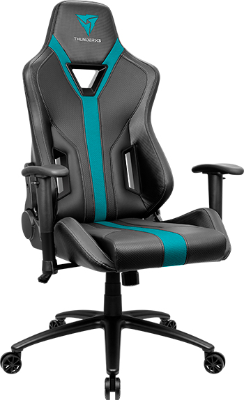 Игровое кресло ThunderX3 YC3 AIR (Black/Cyan) купить в интернет-магазине icover