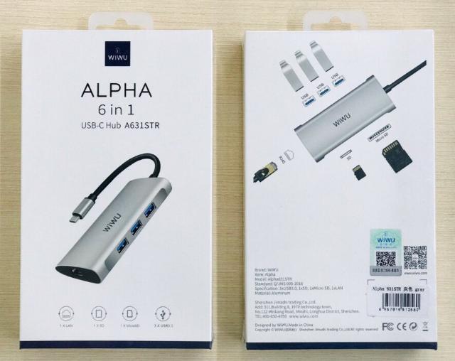 Хаб Wiwu Alpha A631STR (Silver) купить в интернет-магазине icover