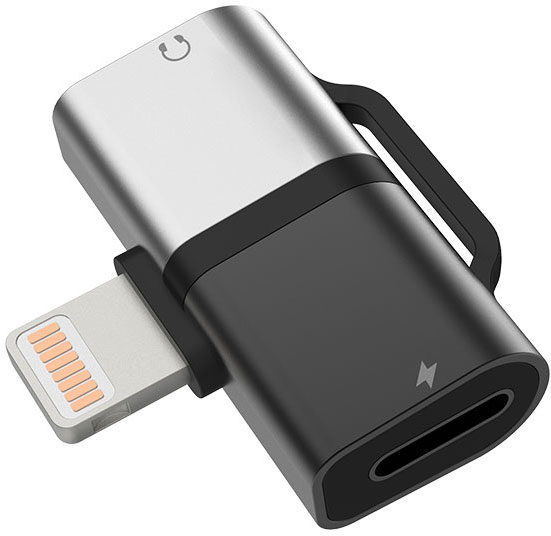 Переходник Wiwu Gemini Dual Lightning Converter ST02 (Silver) купить в интернет-магазине icover