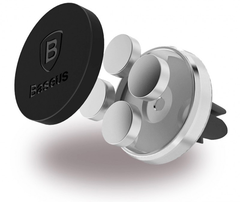 Магнитный автомобильный держатель Baseus Magnet Car Mount (Silver) купить в интернет-магазине icover