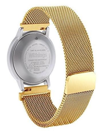 Умные часы Withings Activite Steel HR 36mm (White/Champagne Gold) купить в интернет-магазине icover