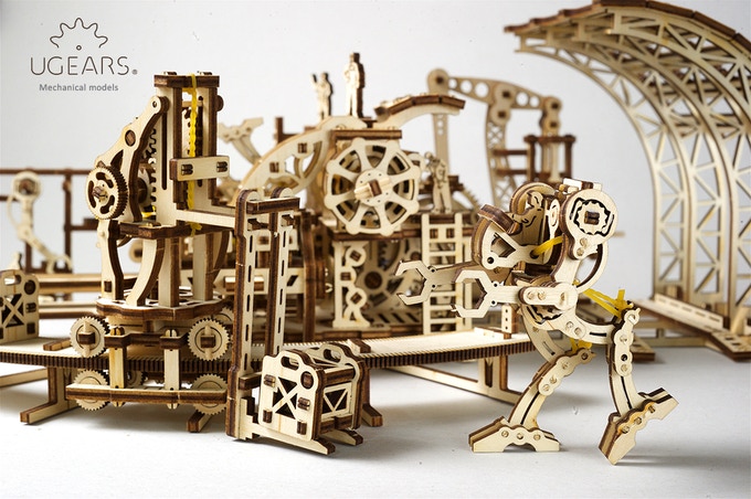 3D-пазл UGears Фабрика роботов (70039) купить в интернет-магазине icover