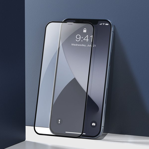 Защитное стекло Baseus 0.23mm (SGAPIPH67N-PE01) для iPhone 12 Pro Max (Black) купить в интернет-магазине icover